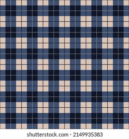 Patrón sin Marea de Tartán. Ilustración de moda para fondos de escritorio. Tiles Tartán impecables. Trajes para papel decorativo, diseño de moda, textiles, diseño interior de la casa y artesanías a mano. La ilustración del vector es 