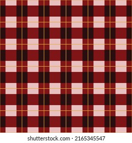 Patrón sin Marea de Tartán. Ilustración de moda para fondos de escritorio. Tiles Tartán impecables. Trajes para papel decorativo, diseño de moda, textiles, diseño interior de la casa y artesanías a mano. Ilustración vectorial.