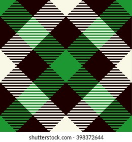 Tartan Seamless Pattern. Trendy Illustration for Wallpapers. Seamless Tartan Tiles. Suits for Decorative Paper, Fashion Design and House Interior Design, as Well as for Hand Crafts 