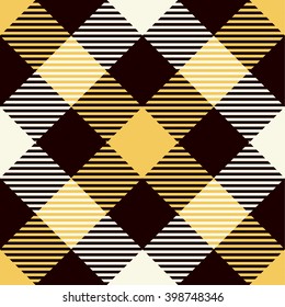 Tartan Seamless Pattern. Trendy Illustration for Wallpapers. Seamless Tartan Tiles. Suits for Decorative Paper, Fashion Design and House Interior Design, as Well as for Hand Crafts 