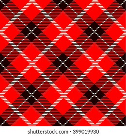 Tartan Seamless Pattern. Trendy Illustration for Wallpapers. Seamless Tartan Tiles. Suits for Decorative Paper, Fashion Design and House Interior Design, as Well as for Hand Crafts 