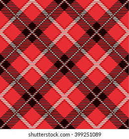 Tartan Seamless Pattern. Trendy Illustration for Wallpapers. Seamless Tartan Tiles. Suits for Decorative Paper, Fashion Design and House Interior Design, as Well as for Hand Crafts 