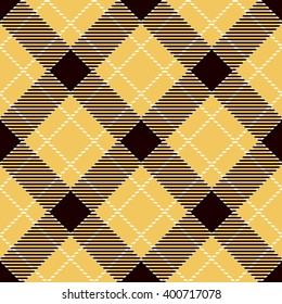 Tartan Seamless Pattern. Trendy Illustration for Wallpapers. Seamless Tartan Tiles. Suits for Decorative Paper, Fashion Design and House Interior Design, as Well as for Hand Crafts 