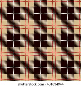 Tartan Seamless Pattern. Trendy Illustration for Wallpapers. Seamless Tartan Tiles. Suits for Decorative Paper, Fashion Design and House Interior Design, as Well as for Hand Crafts 