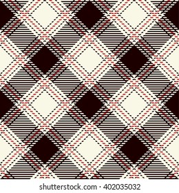 Tartan Seamless Pattern. Trendy Illustration for Wallpapers. Seamless Tartan Tiles. Suits for Decorative Paper, Fashion Design and House Interior Design, as Well as for Hand Crafts 
