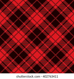 Tartan Seamless Pattern. Trendy Illustration for Wallpapers. Seamless Tartan Tiles. Suits for Decorative Paper, Fashion Design and House Interior Design, as Well as for Hand Crafts 