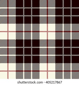 Tartan Seamless Pattern. Trendy Illustration for Wallpapers. Seamless Tartan Tiles. Suits for Decorative Paper, Fashion Design and House Interior Design, as Well as for Hand Crafts 