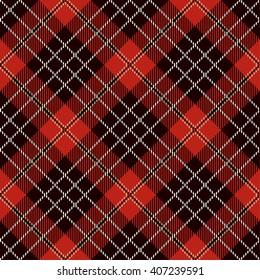 Tartan Seamless Pattern. Trendy Illustration for Wallpapers. Seamless Tartan Tiles. Suits for Decorative Paper, Fashion Design and House Interior Design, as Well as for Hand Crafts 
