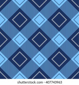 Tartan Seamless Pattern. Trendy Illustration for Wallpapers. Seamless Tartan Tiles. Suits for Decorative Paper, Fashion Design and House Interior Design, as Well as for Hand Crafts 