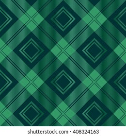 Tartan Seamless Pattern. Trendy Illustration for Wallpapers. Seamless Tartan Tiles. Suits for Decorative Paper, Fashion Design and House Interior Design, as Well as for Hand Crafts 