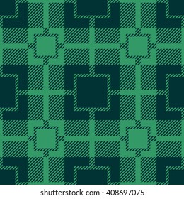 Tartan Seamless Pattern. Trendy Illustration for Wallpapers. Seamless Tartan Tiles. Suits for Decorative Paper, Fashion Design and House Interior Design, as Well as for Hand Crafts 