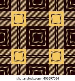 Tartan Seamless Pattern. Trendy Illustration for Wallpapers. Seamless Tartan Tiles. Suits for Decorative Paper, Fashion Design and House Interior Design, as Well as for Hand Crafts 
