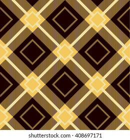 Tartan Seamless Pattern. Trendy Illustration for Wallpapers. Seamless Tartan Tiles. Suits for Decorative Paper, Fashion Design and House Interior Design, as Well as for Hand Crafts 