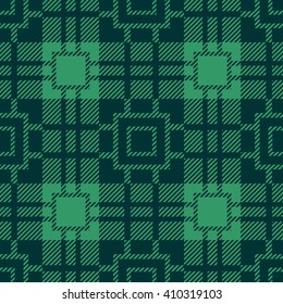 Tartan Seamless Pattern. Trendy Illustration for Wallpapers. Seamless Tartan Tiles. Suits for Decorative Paper, Fashion Design and House Interior Design, as Well as for Hand Crafts 