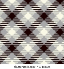 Tartan Seamless Pattern. Trendy Illustration for Wallpapers. Seamless Tartan Tiles. Suits for Decorative Paper, Fashion Design and House Interior Design, as Well as for Hand Crafts 