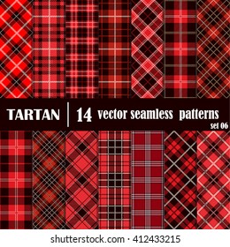 Tartan Seamless Pattern. Trendy Illustration for Wallpapers. Seamless Tartan Tiles. Suits for Decorative Paper, Fashion Design and House Interior Design, as Well as for Hand Crafts 