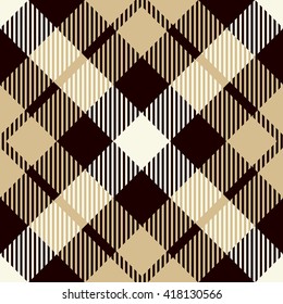 Tartan Seamless Pattern. Trendy Illustration for Wallpapers. Seamless Tartan Tiles. Suits for Decorative Paper, Fashion Design and House Interior Design, as Well as for Hand Crafts 