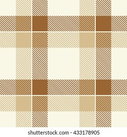 Tartan Seamless Pattern. Trendy Illustration for Wallpapers. Seamless Tartan Tiles. Suits for Decorative Paper, Fashion Design and House Interior Design, as Well as for Hand Crafts 