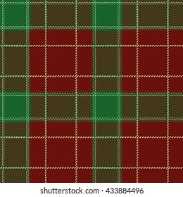 Tartan Seamless Pattern. Trendy Illustration for Wallpapers. Seamless Tartan Tiles. Suits for Decorative Paper, Fashion Design and House Interior Design, as Well as for Hand Crafts 