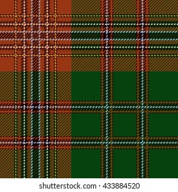 Tartan Seamless Pattern. Trendy Illustration for Wallpapers. Seamless Tartan Tiles. Suits for Decorative Paper, Fashion Design and House Interior Design, as Well as for Hand Crafts 