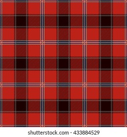 Tartan Seamless Pattern. Trendy Illustration for Wallpapers. Seamless Tartan Tiles. Suits for Decorative Paper, Fashion Design and House Interior Design, as Well as for Hand Crafts 