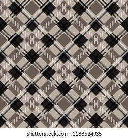 Tartan Seamless Pattern. Trendy Vector Illustration for Wallpapers. Seamless Tartan Tiles. Suits for Decorative Paper, Fashion Design and House Interior Design, as Well as for Hand Crafts eps 10