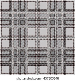 Tartan Seamless Pattern. Trendy Vector Illustration for Wallpapers. Seamless Tartan Tiles. Suits for Decorative Paper, Fashion Design and House Interior Design, as Well as for Hand Crafts 