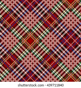 Tartan Seamless Pattern. Trendy Vector Illustration for Wallpapers. Seamless Tartan Tiles. Suits for Decorative Paper, Fashion Design and House Interior Design, as Well as for Hand Crafts 
