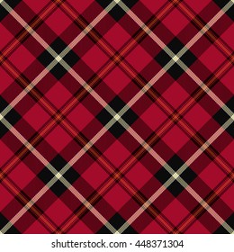 Tartan Seamless Pattern. Trendy Vector Illustration for Wallpapers. Seamless Tartan Tiles. Suits for Decorative Paper, Fashion Design and House Interior Design, as Well as for Hand Crafts 