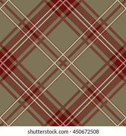 Tartan Seamless Pattern. Trendy Vector Illustration for Wallpapers. Seamless Tartan Tiles. Suits for Decorative Paper, Fashion Design and House Interior Design, as Well as for Hand Crafts 