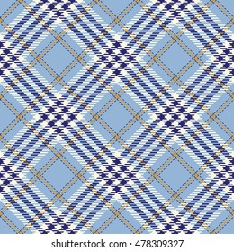 Tartan Seamless Pattern. Trendy Vector Illustration for Wallpapers. Seamless Tartan Tiles. Suits for Decorative Paper, Fashion Design and House Interior Design, as Well as for Hand Crafts 