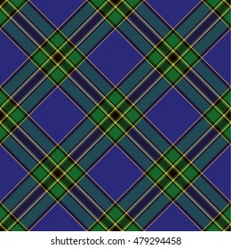 Tartan Seamless Pattern. Trendy Vector Illustration for Wallpapers. Seamless Tartan Tiles. Suits for Decorative Paper, Fashion Design and House Interior Design, as Well as for Hand Crafts 