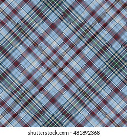 Tartan Seamless Pattern. Trendy Vector Illustration for Wallpapers. Seamless Tartan Tiles. Suits for Decorative Paper, Fashion Design and House Interior Design, as Well as for Hand Crafts 