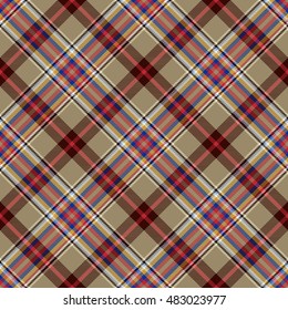 Tartan Seamless Pattern. Trendy Vector Illustration for Wallpapers. Seamless Tartan Tiles. Suits for Decorative Paper, Fashion Design and House Interior Design, as Well as for Hand Crafts 