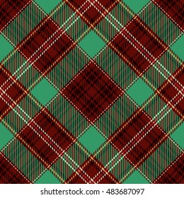 Tartan Seamless Pattern. Trendy Vector Illustration for Wallpapers. Seamless Tartan Tiles. Suits for Decorative Paper, Fashion Design and House Interior Design, as Well as for Hand Crafts 