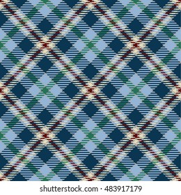 Tartan Seamless Pattern. Trendy Vector Illustration for Wallpapers. Seamless Tartan Tiles. Suits for Decorative Paper, Fashion Design and House Interior Design, as Well as for Hand Crafts 