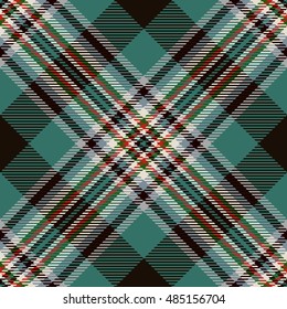 Tartan Seamless Pattern. Trendy Vector Illustration for Wallpapers. Seamless Tartan Tiles. Suits for Decorative Paper, Fashion Design and House Interior Design, as Well as for Hand Crafts 
