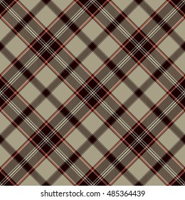 Tartan Seamless Pattern. Trendy Vector Illustration for Wallpapers. Seamless Tartan Tiles. Suits for Decorative Paper, Fashion Design and House Interior Design, as Well as for Hand Crafts 