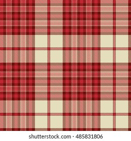 Tartan Seamless Pattern. Trendy Vector Illustration for Wallpapers. Seamless Tartan Tiles. Suits for Decorative Paper, Fashion Design and House Interior Design, as Well as for Hand Crafts 