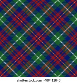Tartan Seamless Pattern. Trendy Vector Illustration for Wallpapers. Seamless Tartan Tiles. Suits for Decorative Paper, Fashion Design and House Interior Design, as Well as for Hand Crafts 