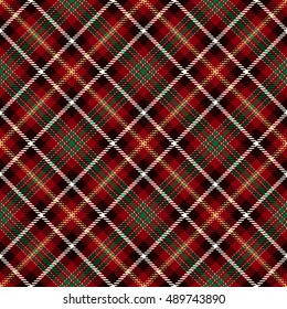 Tartan Seamless Pattern. Trendy Vector Illustration for Wallpapers. Seamless Tartan Tiles. Suits for Decorative Paper, Fashion Design and House Interior Design, as Well as for Hand Crafts 