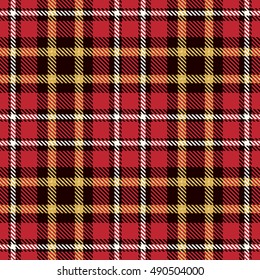 Tartan Seamless Pattern. Trendy Vector Illustration for Wallpapers. Seamless Tartan Tiles. Suits for Decorative Paper, Fashion Design and House Interior Design, as Well as for Hand Crafts 