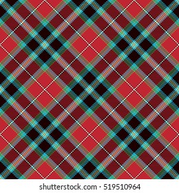Tartan Seamless Pattern. Trendy Vector Illustration for Wallpapers. Seamless Tartan Tiles. Traditional Scottish Ornament. Tartan Plaid Inspired Background.
