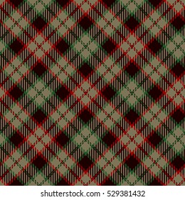 Tartan Seamless Pattern. Trendy Vector Illustration for Wallpapers. Seamless Tartan Tiles. 