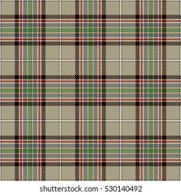 Tartan Seamless Pattern. Trendy Vector Illustration for Wallpapers. Seamless Tartan Tiles. Traditional Scottish Ornament. 