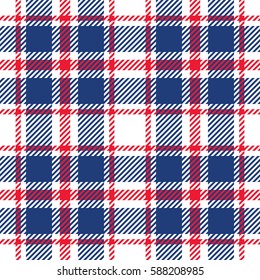 Tartan seamless pattern. Vector background