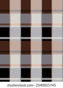 Patrón sin costuras de tartán. Ilustración vectorial
