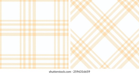Tartan Seamless Patterns in Pastel themed colors