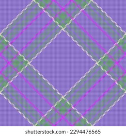 Tartan nahtlose Textur. Stoffliches Hintergrundmuster. Plaid Vektor Scheck Textilien in Pastellfarben und Grün.