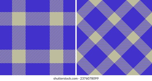 Tartán textura sin fisuras de tejido vectorial plaid con una tela de verificación de patrón de fondo en juego.